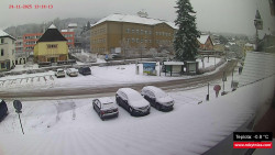 Střed obce Rokytnice nad Jizerou