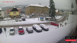 Střed obce Rokytnice nad Jizerou