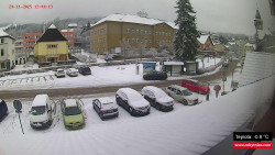 Střed obce Rokytnice nad Jizerou