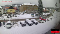 Střed obce Rokytnice nad Jizerou