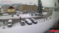 Střed obce Rokytnice nad Jizerou