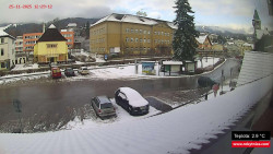 Střed obce Rokytnice nad Jizerou