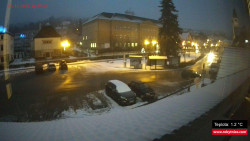 Střed obce Rokytnice nad Jizerou