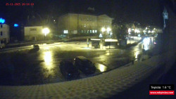 Střed obce Rokytnice nad Jizerou