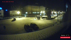 Střed obce Rokytnice nad Jizerou