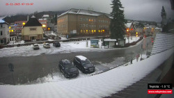 Střed obce Rokytnice nad Jizerou