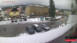 Střed obce Rokytnice nad Jizerou