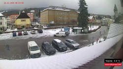 Střed obce Rokytnice nad Jizerou