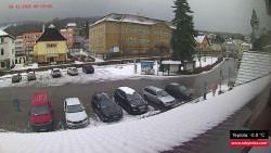 Střed obce Rokytnice nad Jizerou