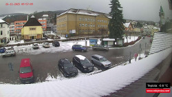 Střed obce Rokytnice nad Jizerou