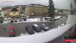 Střed obce Rokytnice nad Jizerou