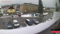 Střed obce Rokytnice nad Jizerou