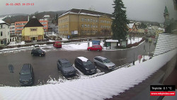 Střed obce Rokytnice nad Jizerou