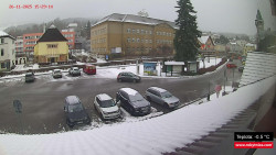 Střed obce Rokytnice nad Jizerou