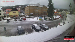 Střed obce Rokytnice nad Jizerou