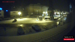 Střed obce Rokytnice nad Jizerou