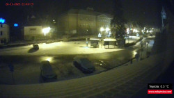 Střed obce Rokytnice nad Jizerou