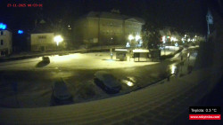 Střed obce Rokytnice nad Jizerou