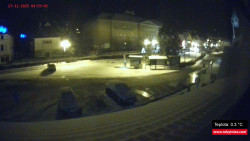 Střed obce Rokytnice nad Jizerou