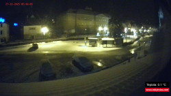 Střed obce Rokytnice nad Jizerou