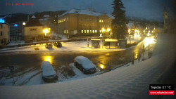 Střed obce Rokytnice nad Jizerou