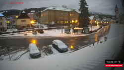 Střed obce Rokytnice nad Jizerou