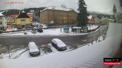 Střed obce Rokytnice nad Jizerou