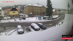 Střed obce Rokytnice nad Jizerou