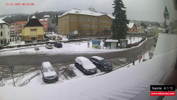 Střed obce Rokytnice nad Jizerou