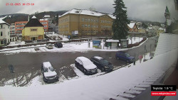 Střed obce Rokytnice nad Jizerou