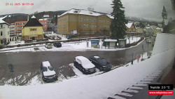 Střed obce Rokytnice nad Jizerou