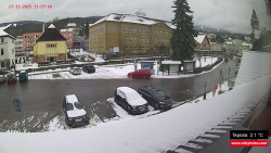 Střed obce Rokytnice nad Jizerou