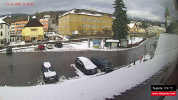 Střed obce Rokytnice nad Jizerou