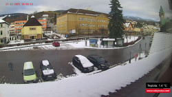 Střed obce Rokytnice nad Jizerou