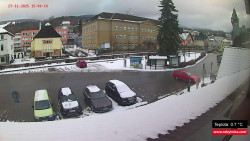 Střed obce Rokytnice nad Jizerou