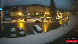 Střed obce Rokytnice nad Jizerou