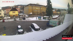 Střed obce Rokytnice nad Jizerou