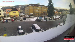 Střed obce Rokytnice nad Jizerou