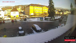 Střed obce Rokytnice nad Jizerou