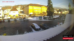 Střed obce Rokytnice nad Jizerou