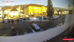 Střed obce Rokytnice nad Jizerou