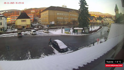 Střed obce Rokytnice nad Jizerou