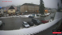 Střed obce Rokytnice nad Jizerou