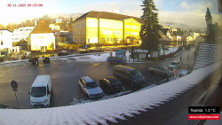 Střed obce Rokytnice nad Jizerou