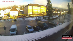 Střed obce Rokytnice nad Jizerou