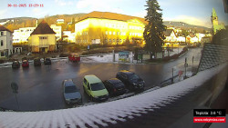 Střed obce Rokytnice nad Jizerou