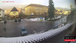 Střed obce Rokytnice nad Jizerou