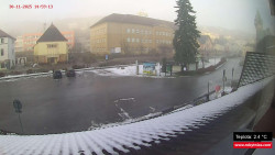 Střed obce Rokytnice nad Jizerou