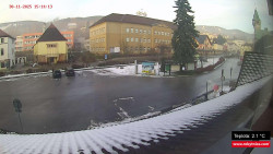 Střed obce Rokytnice nad Jizerou