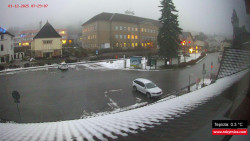 Střed obce Rokytnice nad Jizerou